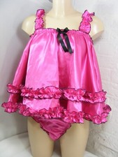 ADULT baby hot pink sissy
