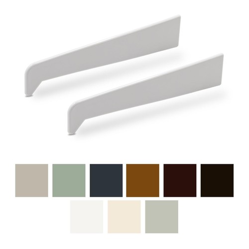180mm upvc window sill end - upvc,