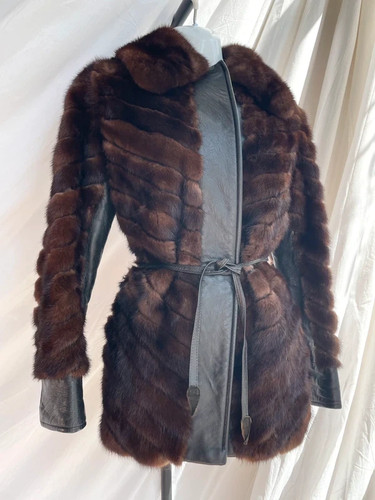 Vintage 70s brown - brown, mink