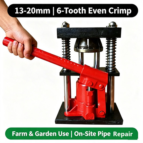 Manual hydraulic hose crimper - hose,