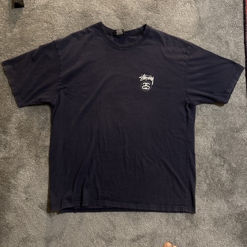 Mens stüssy navy logo graphic - mens,