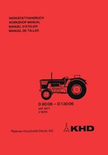 DEUTZ D8006 D10006 D13006 Shop Manual