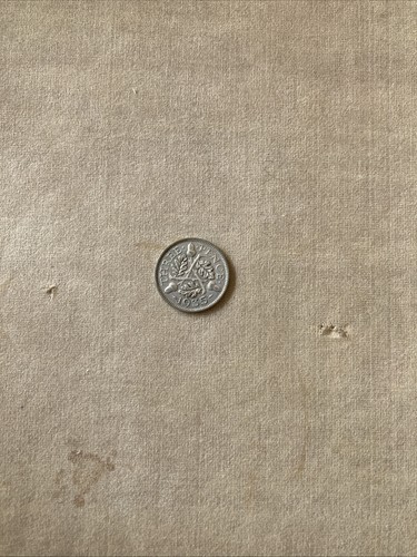 1935 silver threepence coin - 1935,