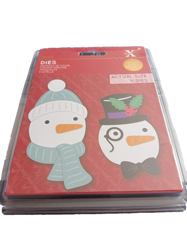 Xcut christmas snowman dies - snowman,