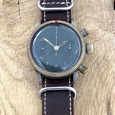 [256] Tutima Glashütte Eurofa 59/Pilot's Chronograph/Pilot's Watch/Watch WWII