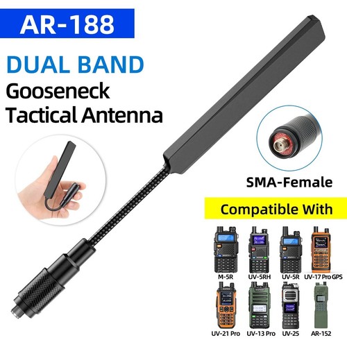Telescopic dual band - band, antenna