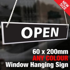 OPEN CLOSED HANGING SIGN SHOP