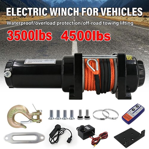 12v electric winch - 12v,