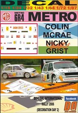 DECAL MG METRO 6R4 COLIN MCRAE