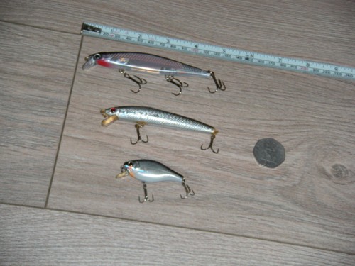 Bass fishing lures silver - fishing, 3