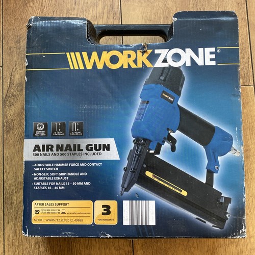 Workzone air nail gun set - air,