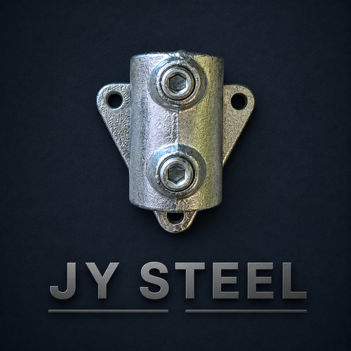 Galvanised key clamp handrail