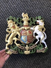 Royal Coat of Arms Cast Metal