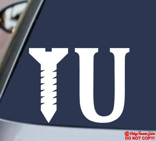 Screw vinyl decal sticker - vinyl,