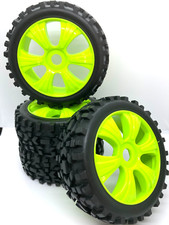 RC Buggy Wheels 17mm for 1/8 High Quality. HPI Kyosho XTM Hobao Ansmann X4 Green