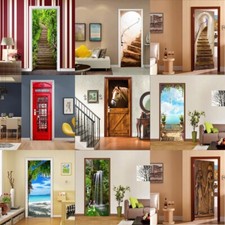 3D Art Decals Self Adhesive Mural Door Wall Stickers Eco-friendly Materials Gift