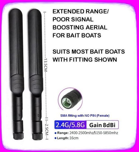 Extended range bait boat - range,
