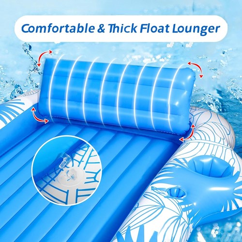 Inflatable pool lounger float - inflatable,