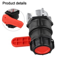 User Friendly IBC Tank Outlet Valve Adapter with Thickened Handle Design