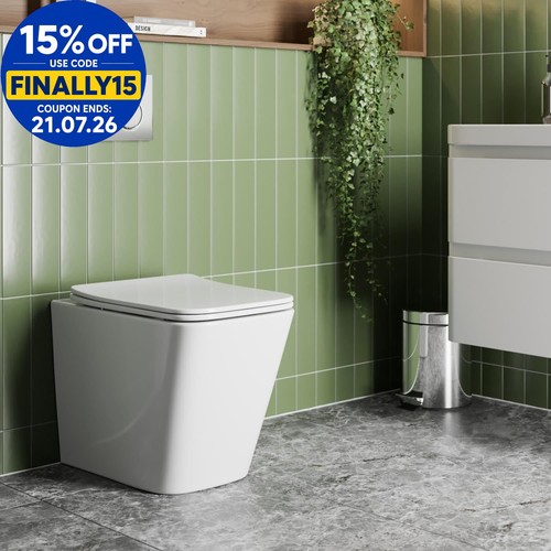 Back wall toilet - to, pan