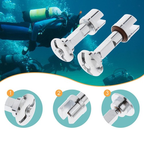 Diving tank valve for scuba - for,