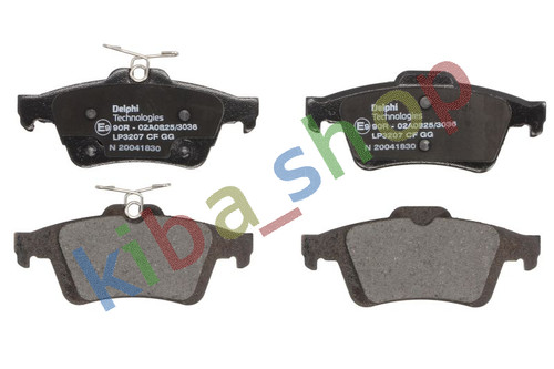 Brake pads set - pads, rear