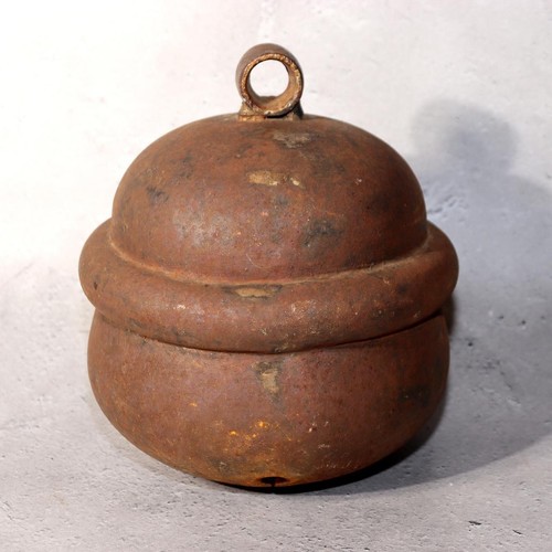 Japanese antique iron bell - iron,