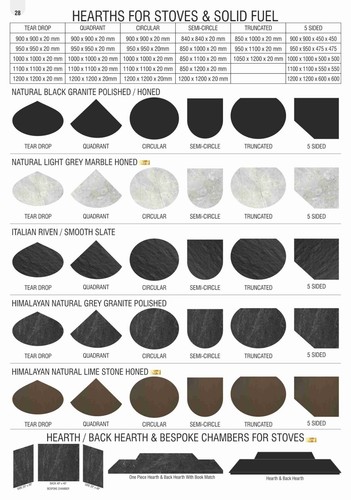 Black granite 20mm - black,