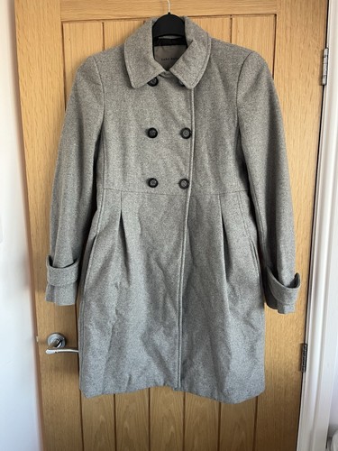 Zara coat grey wool - coat,