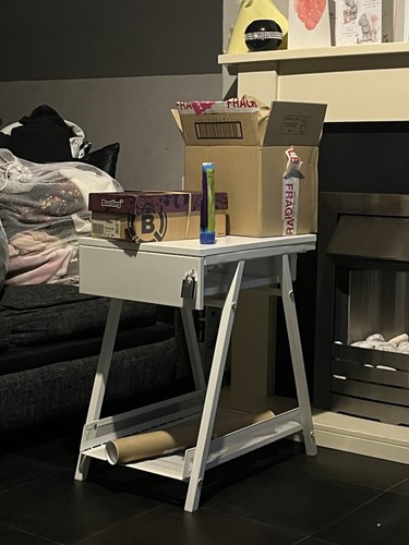 Ikea white under - under, desk