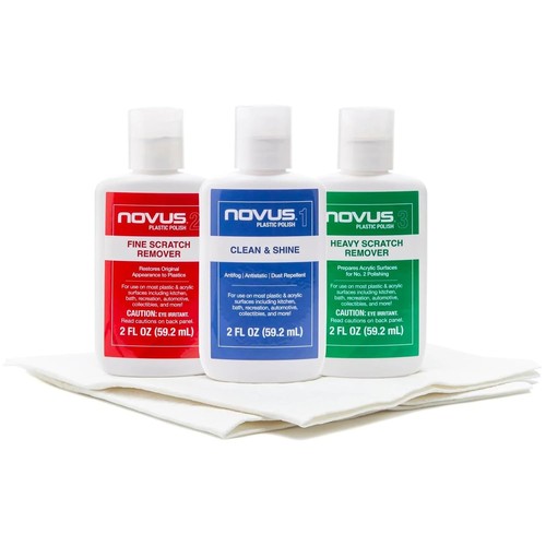 Novus plastic polish kit x - plastic,