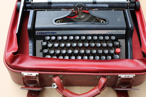 Vintage typewriter robotron - typewriter,