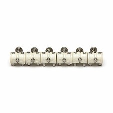 Graph Tech TUSQ Mustang/Jaguar/Jazzmaster Bridge Saddles (White)