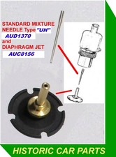JET ASSY & UH NEEDLE for HD8 2” SU Carbs on Austin Healey 3000 Mk3 BJ8 1964-68