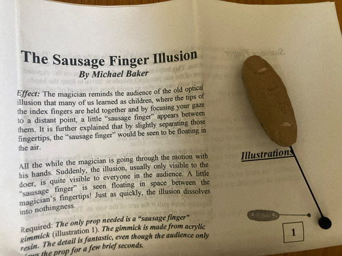 Magic trick the - trick,, sausage