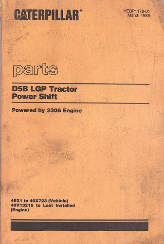 Caterpillar cat d5b lgp - caterpillar,
