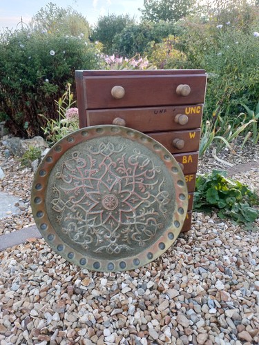 Antique large inch brass - large, 18