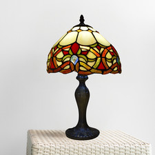 Handcrafted Tiffany Style Table Lamp Art Bedside Light Desk Lamps Stained Glass
