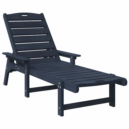 Sun lounger hdpe - sun, adjustable