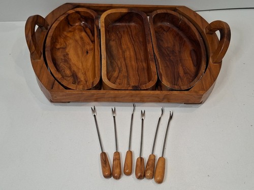 Vintage mcm monkey pod - vintage,