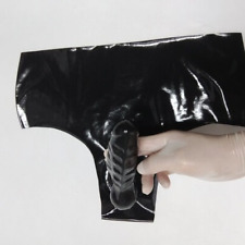 Mens Black Latex Shorts Rubber