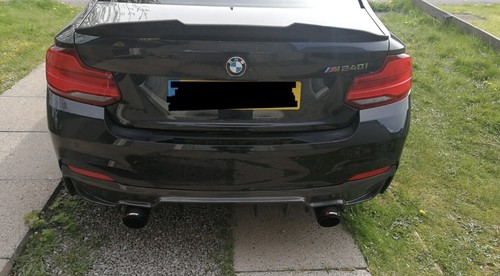 Black carbon fibre akrapovic - 2,