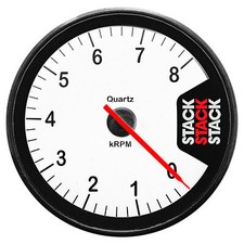 Stack ST200 Clubman Racing Tachometer With White Dial Face - 0-8000 Rpm