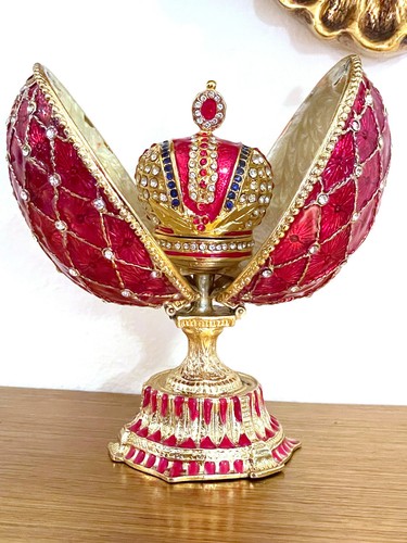 Ruby carl faberge egg replica - ruby,