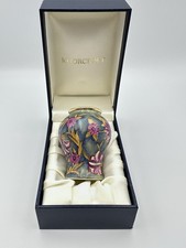 Moorcroft Pottery Enamels Spanish Pattern Vase. Complete with Box