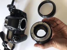 ✅ Nikon F100 SLR Film Camera + Nikkor AF 85 1:1.8 Lens