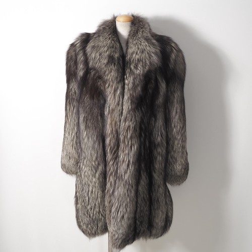 Excellent real silver fox fur - excellent,