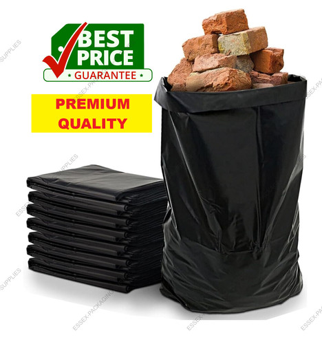 Black rubble sacks - black,