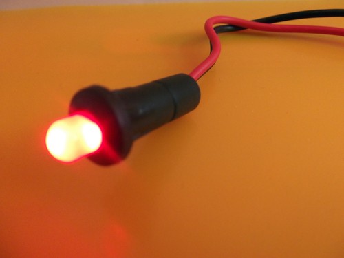 Dummy car alarm flashing - flashing, red
