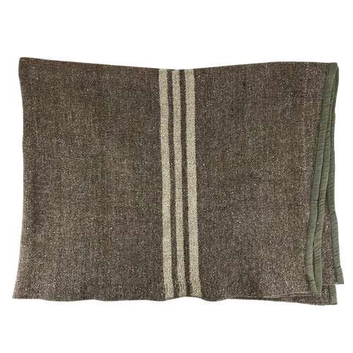 Romanian army blanket - army, brown